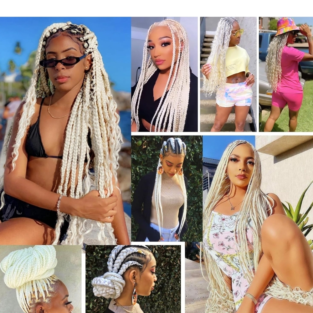 26" Stylish Blonde Braiding Hair